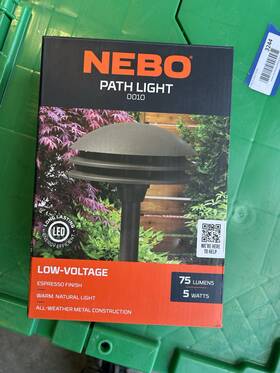 Neb-lsp-0010 Nebo Low Voltage 5 W Led Pathway Light 1 Pk Orb Modern Design - C8