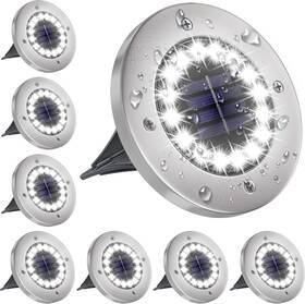 Nfesolar 711181705836 Solar Lights Outdoor With 16 Leds Bright Ground W