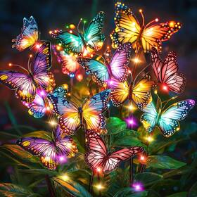 Btf-2p Nfever Solar Lights Outdoor Garden Decor Gardening Gifts For Women Mom - 2 Pack 34