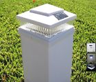 Nh227 Ntertainment House Plastic White Outdoor Led Solar Post 638936174764