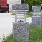 40111928 Nhsl2028 Wildon Home Outdoor Solar Cement Light Bollard