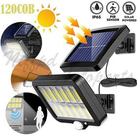 Niffpd-autoparts 361887386000 1200000lm Led Solar Street Light Security Flood Lamp Motion Sensor Outdoor Wall