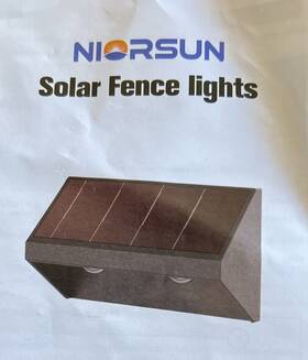 Niorsun 736091741453 Solar Outdoor Lights 16 Pack Led Warm White Fence