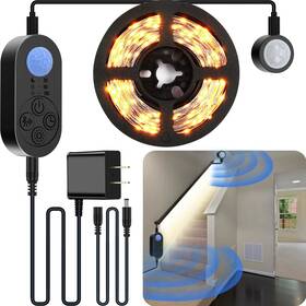 Nd5ww2 Nivota Dual Motion Sensor Light Indoor - Plug-in Activated Step Strip W