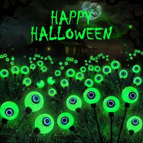 No 215725685108 6 Pack Solar Eyeball Lights For Halloween Decorations Outdoor