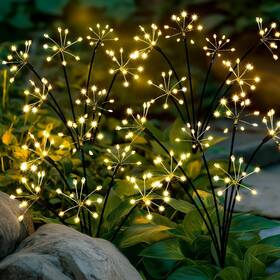 9381 Nobrand Solar Garden Lights Outdoor Waterproof For Yard Patio Warm White 4 Pack