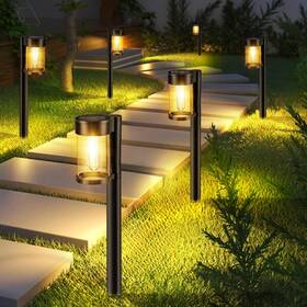 Man006 Nobrand Solar Pathway Lights 10 Pack Waterproof Outdoor Path For Yard Garden