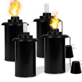Hu-xi-67 Nonley 12oz Torch Replacement Canisters - 4 Pack Bamboo Fuel Canister Torches