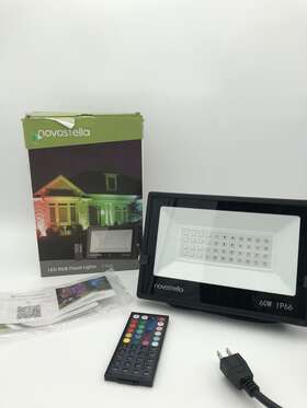 Novostella 0744603916879 One 1 Novostell 60 Watt Smart Led Flood Light Rgb Outdoor Dimmable Stage