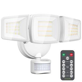 Nta22w-dw-us-1 Novostella Motion Sensor Led Lights 45w 5000lm 5000k 3 Heads Adjustable Ip65 Waterproof