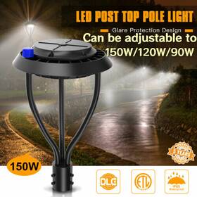 Ng-pta-150wd-508s-bat Nuoguan 5000k 150/120/90w Led Post Top Light With Photocell Circular Area Pole Lighting