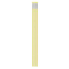 6056380 Nuvue Residential And Commercial Markers - 46 Inch Length Yellow Fiberglass