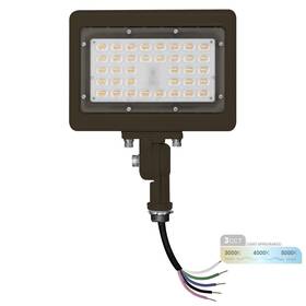 Nw-sfl-15w-3ct-kn-bz Nuwatt 15w Led Flood Light 3cct 3000k/4000k/5000k Selectable Ip65 Waterproof