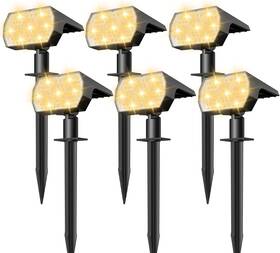Ip68 Nymphy 744759182753 Solar Lights Outdoor Waterproof 56 Led 3 Lighting Modes Powe