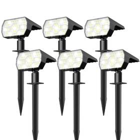 Ip68 Nymphy 748664828362 Solar Lights Outdoor Waterproof 56 Led 3 Lighting Modes Powered Garde