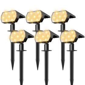 Ip68 Nymphy 748664828379 Solar Lights Outdoor Waterproof 56 Led 3 Lighting Modes Po