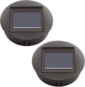 Oagsln 761736042077 2packs Replacement Solar Light Parts Waterproof Tops Black
