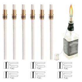 Oexeo 474533161615 6pcs Wine Bottle Torch Wicks Light Outdoor Torches Table Citrone