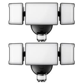 Olafus 974036280757 65w Motion Sensor Outdoor Light 2 Pack Led Security 6000lm 6500k Exte