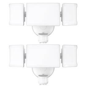 Olafus 974036280764 65w Motion Sensor Outdoor Light 2 Pack Led Security 6000lm 6500k Exte