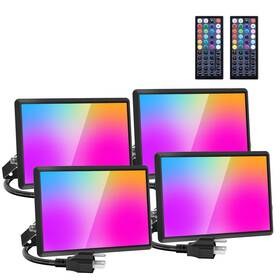 Olafus 974036280832 30w Led Flood Light Outdoor 2700k Warm White Rgb Lights With Remote D