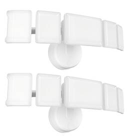 100w Olafus 974036281129 Flood Light Outdoor 2 Pack Switch Controlled 10000lm 6500k Led Securit