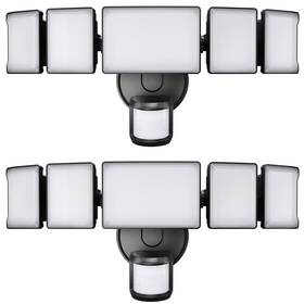 100w Olafus 974036281167 Led Security Light Motion Sensor Outdoor Lights 2 Pack Dusk To D