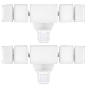 100w Olafus 974036281174 Led Security Light Motion Sensor Outdoor Lights 2 Pack Dusk To Dawn