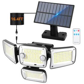 Omt-sc02-1 Omtled Solar Outdoor Lights Motion Sensor Security With Remote Control 3000