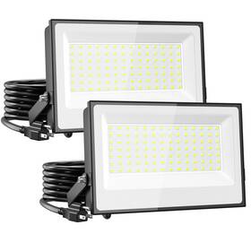 100w Onforu 713721189588 Flood Lights Outdoor 9000lm Bright Led Work Light With Plug 650