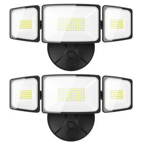 Onforu 713721190041 2 Pack 60w Flood Lights Outdoor 6000lm Led Light Switch