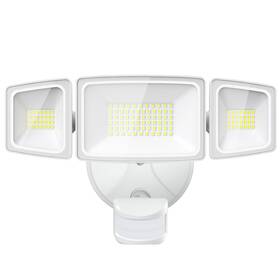 Onforu 742089196426 55w Led Flood Light Motion Sensor Outdoor 5500lm Security Three