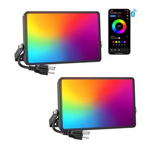 Onforu 753318000599 Led Flood Light Outdoor 50w 4200lm Color Changing Stage Lights Bl