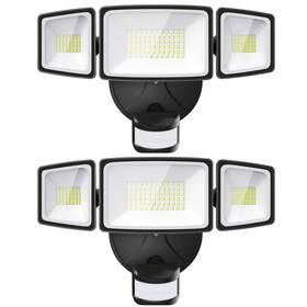 Ip65 Onforu 974388030482 2 Pack 65w Led Motion Sensor Outdoor Lights 6500lm 6500k Waterpr