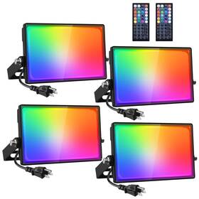 500w Onforu 974388031502 Led Flood Light Outdoor Equiv Color Changing Rgbw 2700k Floodlig