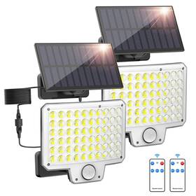 Ip65 Onforu 974388033179 Solar Lights Outdoor 240 Led 3000lm Sensor With Remote Wat