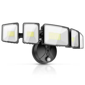 Bdbl120d-5 Onforu 120w 12000lm Dusk To Dawn Outdoor Lighting 5 Heads Flood Lights 6500k