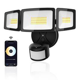 Bdd50-3 Onforu 65w Smart Led Security Light With Motion Sensor 5500lm Ip65 Wifi Alexa