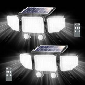 Bdtye06-3 Onforu Solar Lights Outdoor 3000lm 180 Led Motion Sensor Flood With Remote C