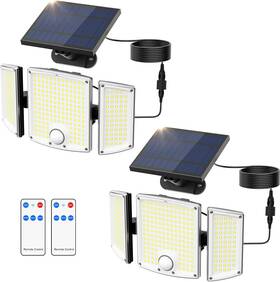 Bdtyf06-3 Onforu Solar Lights Outdoor 3500lm 278 Leds Split Motion Sensor Flood Wi