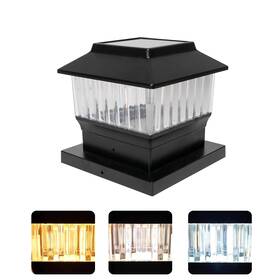Os0211-08 Onlsity Single Solar Post Cap Light Outdoor 50 Lumen 3-color Adjustable 3000k/4000k