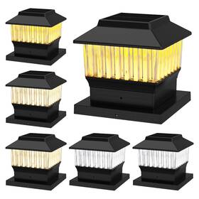 Os0216-08 Onlsity 50 Lumen Solar Lights Fit 4 Inch X4 And 5.5 X5.5 Posts Three Led Color Selectable Hig