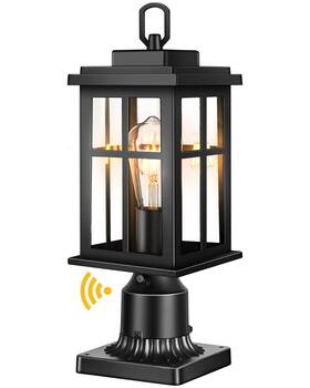 P8249 Opaxis Dusk To Dawn Outdoor Post Lights With Pier Mount Base Hardwired 120v Not Solar