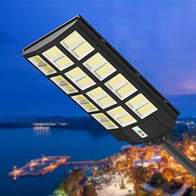 Opkiddle 008678963856 1200w Solar Street Light Outdoor 120000 Lumens Pole - Scratch And Dent