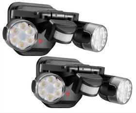 Orein 734376313449 Motion Sensor Outdoor Security Lights Dual-head Adjustable Led Flood