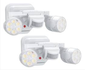 Orein 734376313456 2 Pack Motion Sensor Outdoor Lights 450 Superwide Adjustment Dimmable Dusk
