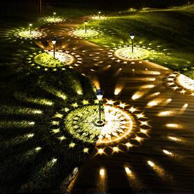 Ornesign 780280880751 Ultra Bright Solar Outdoor Lights Decorative 10 Pack 100% Faster Charge Sola