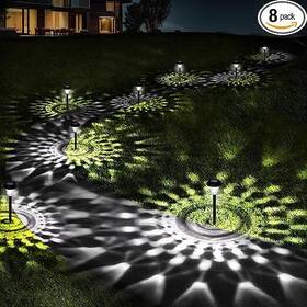 Ornesign-xltd-945-coolwhite Ornesign Ultra Bright Solar Lights Outdoor Waterproof 8 Pack - Scratch And Dent