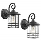 Os-1803cw1 Emliviar Outdoor Wall Lantern Pack Exterior Lamp Light 192589355784