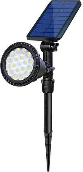 Osord 745786141393 Solar Spot Lights Outdoor Bright Landscape Spotlights Waterproof 18led 2-in-